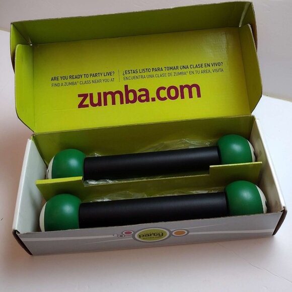 Zumba Fitness Other - Zumba Fitness Exhilarate Toning Stick Set 1lb Weight Maraca Sound Fitness Shake